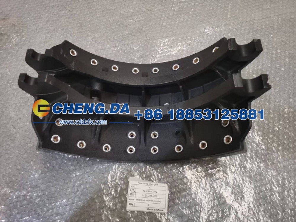 AZ9231342072 后制动蹄总成