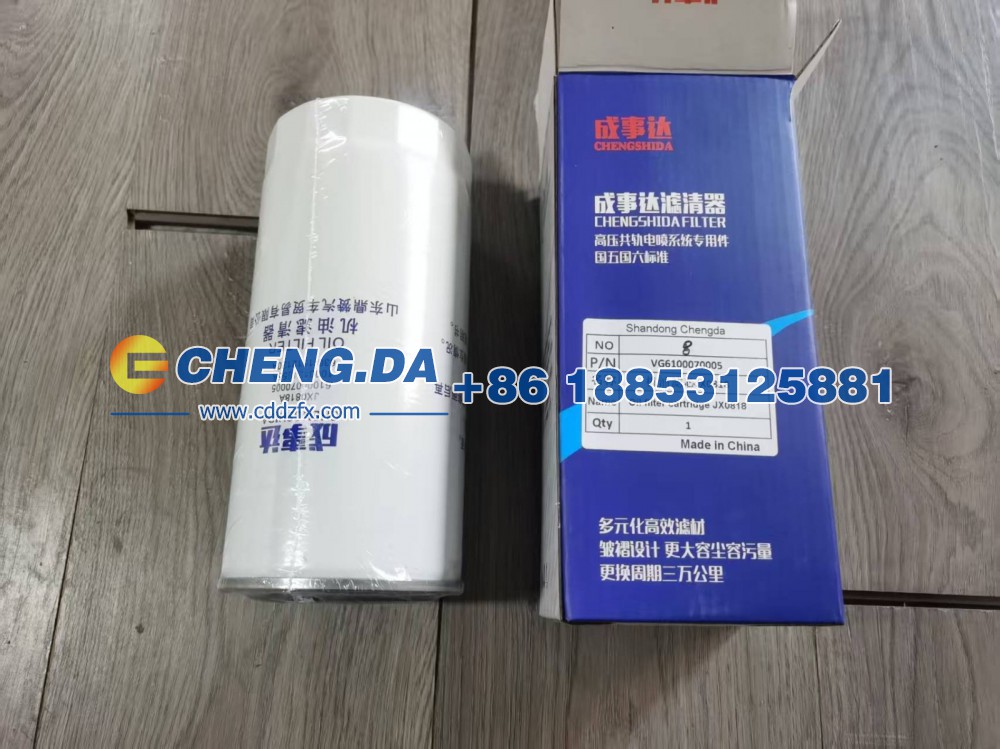 VG6100070005 机油滤芯JX0818 成事达
