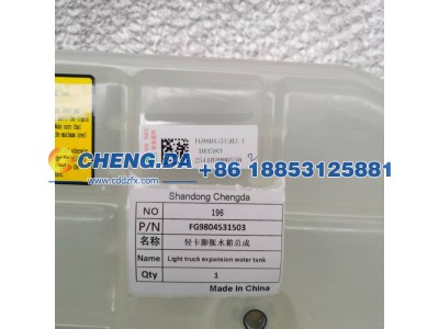 FG9804531503,轻卡膨胀水箱总成,山东鼎赞飞行汽车制造有限公司