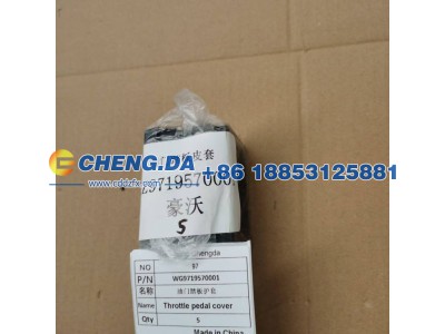 WG9719570001,油门踏板护套,山东鼎赞飞行汽车制造有限公司