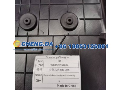 WG9925954034,分体式挡泥板总成,山东鼎赞飞行汽车制造有限公司