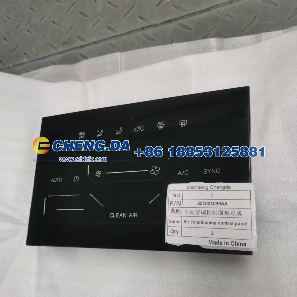 301001039AA,自动空调控制面板总成,山东鼎赞飞行汽车制造有限公司