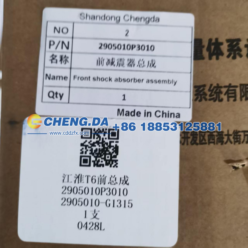 2905010P3010,前减震器总成,山东鼎赞飞行汽车制造有限公司
