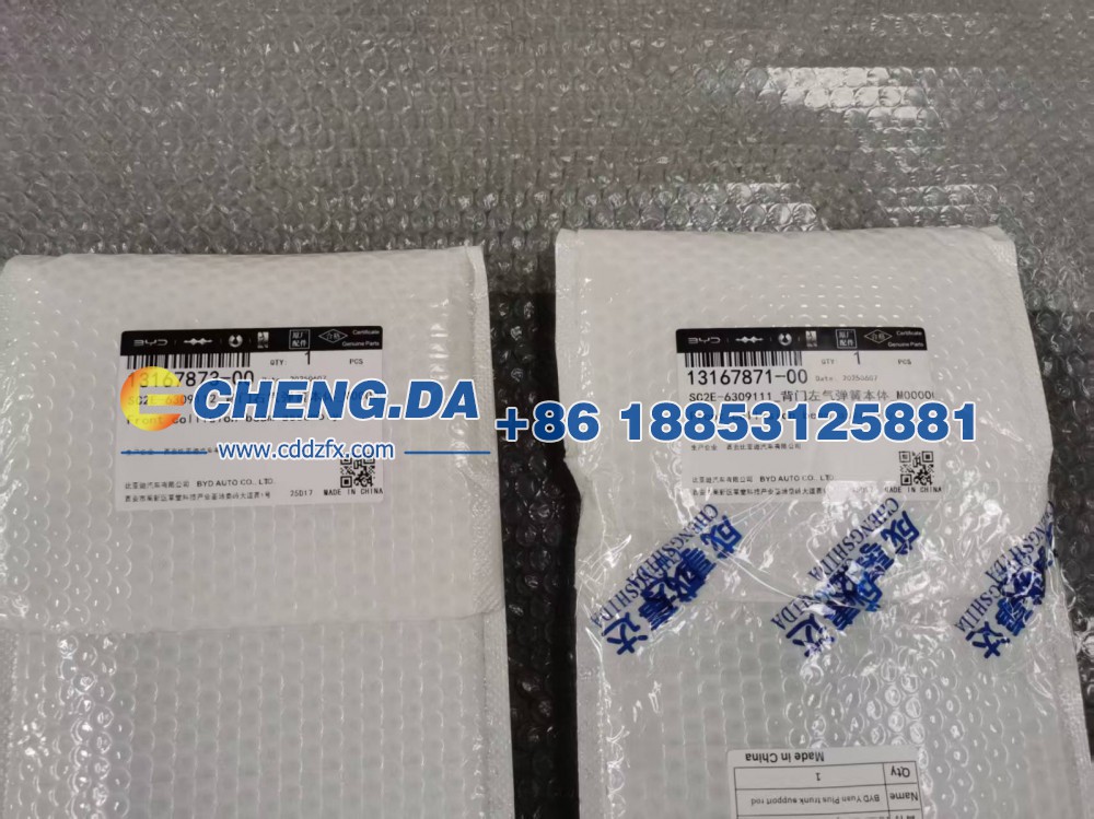 LGXCE4CB6P2181237-HBXCG,比亚迪元plus后备箱撑杆,山东鼎赞飞行汽车制造有限公司