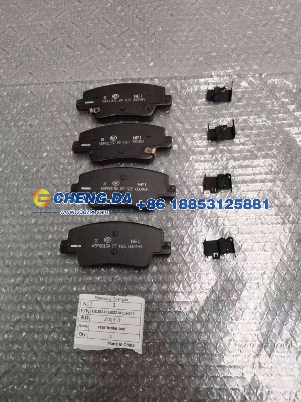 LJD2BA1F2S0021011,HSCP后刹车片（原厂）,山东鼎赞飞行汽车制造有限公司