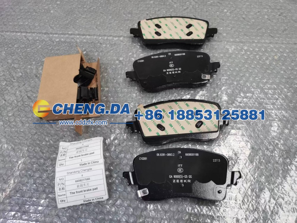 6608277566,前刹车片,山东鼎赞飞行汽车制造有限公司