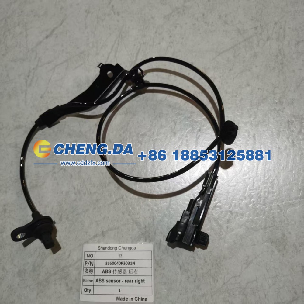 3550040P3031,NABS传感器后右,山东鼎赞飞行汽车制造有限公司