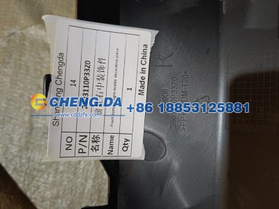 2803110P33Z0,前杠右中装饰件,山东鼎赞飞行汽车制造有限公司