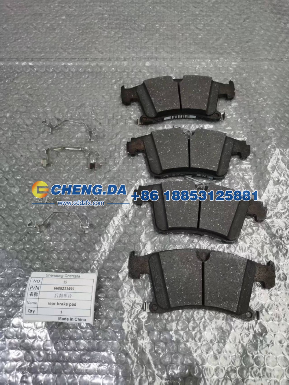 6608211455,后刹车片,山东鼎赞飞行汽车制造有限公司