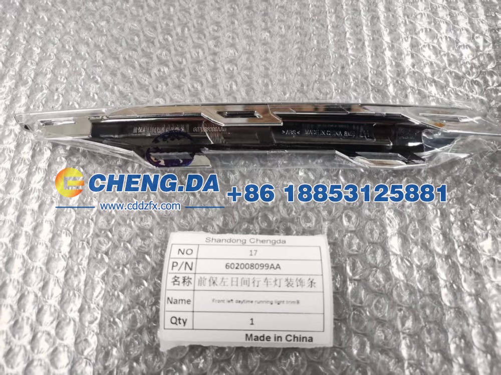 602008099AA,前保左日间行车灯装饰条,山东鼎赞飞行汽车制造有限公司