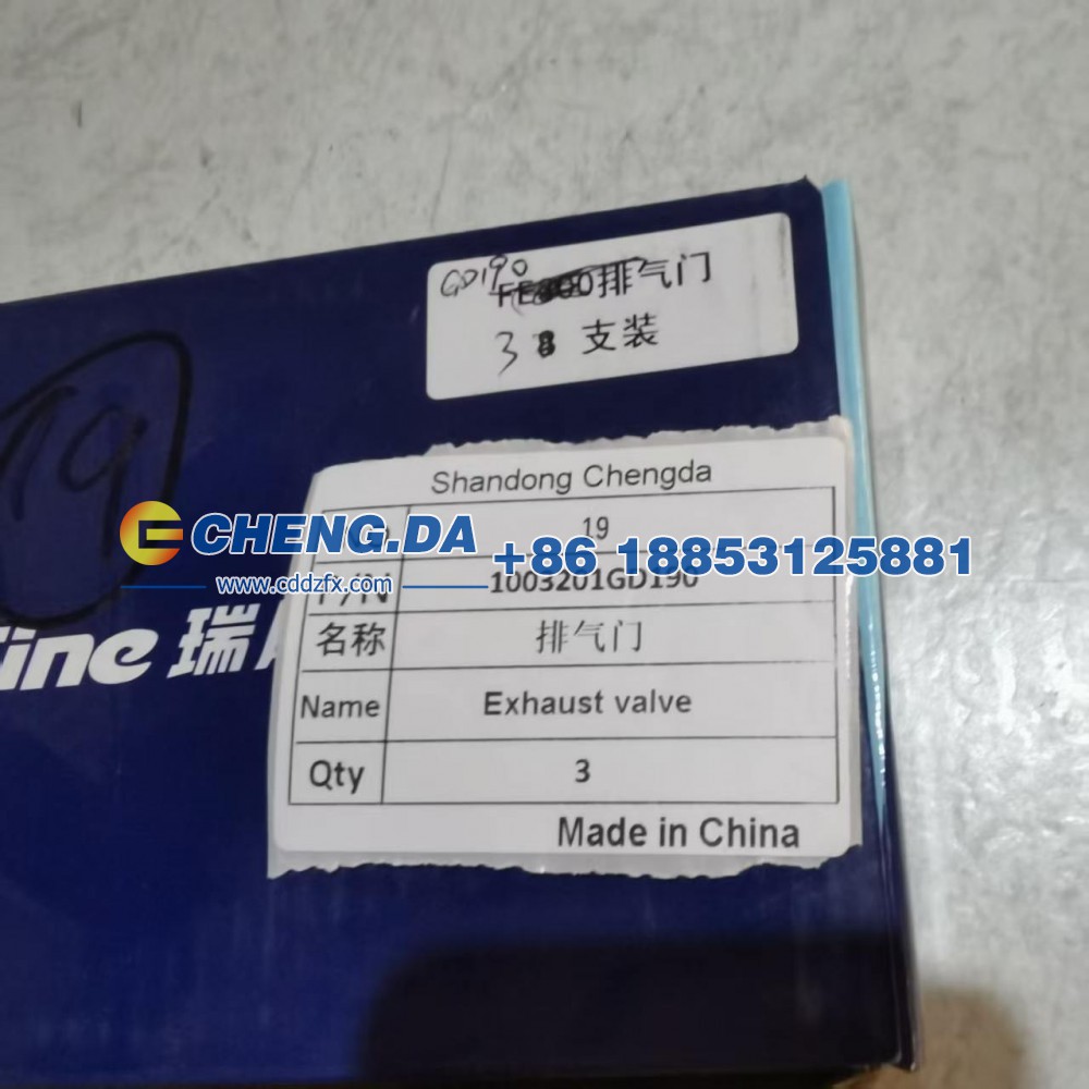 1003201GD190,排气门,山东鼎赞飞行汽车制造有限公司