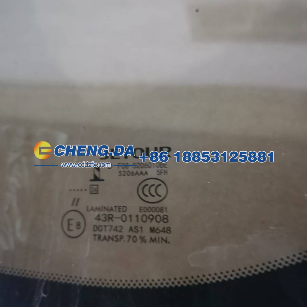 F08-5206010BE,前风挡玻璃带雨感座,山东鼎赞飞行汽车制造有限公司
