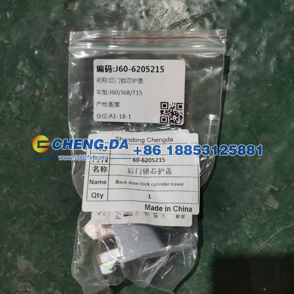 60-6205215,后门锁芯护盖,山东鼎赞飞行汽车制造有限公司