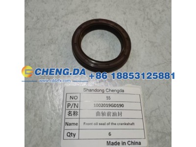 1002019GD190,曲轴前油封,山东鼎赞飞行汽车制造有限公司