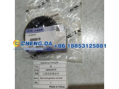 4204520170,后桥齿轮箱油封,山东鼎赞飞行汽车制造有限公司
