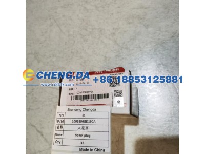 1006106GD190A,火花塞,山东鼎赞飞行汽车制造有限公司