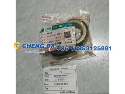 C240000100011,后半轴油封,山东鼎赞飞行汽车制造有限公司