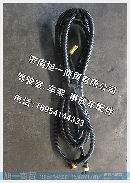 陕汽德龙电磁离合器风扇底盘电线束DZ91189776123