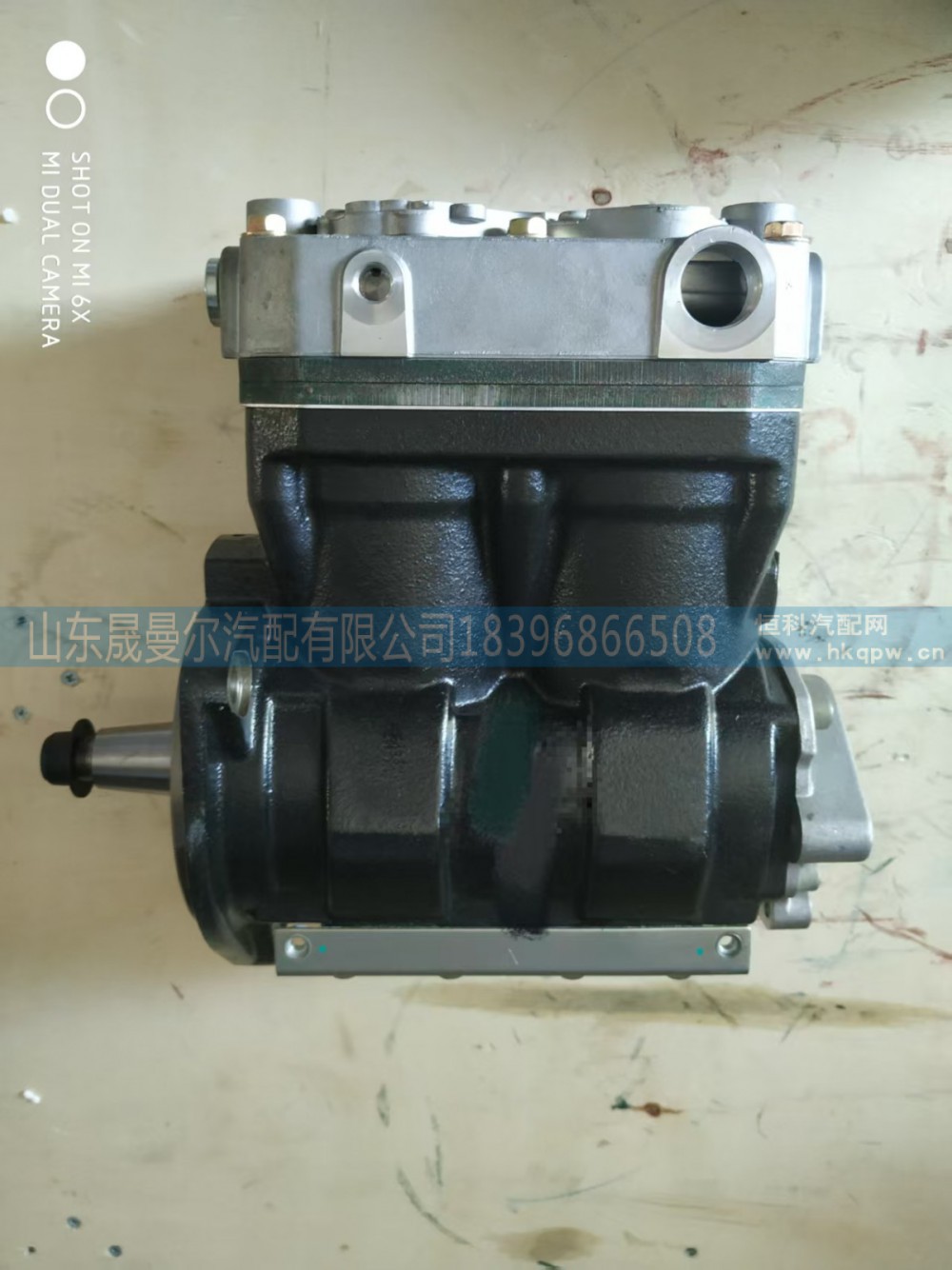 5802799223,5802799223上汽红岩杰狮科索C13双缸空压机,济南晟曼尔汽配有限公司