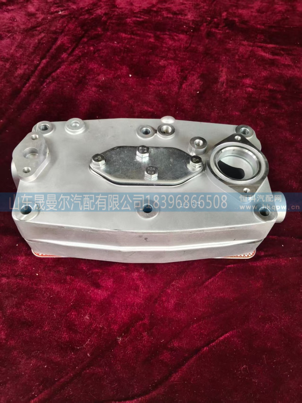 3509010-DM0-74QF,一汽解放重卡锡柴空压机缸盖总成,济南晟曼尔汽配有限公司