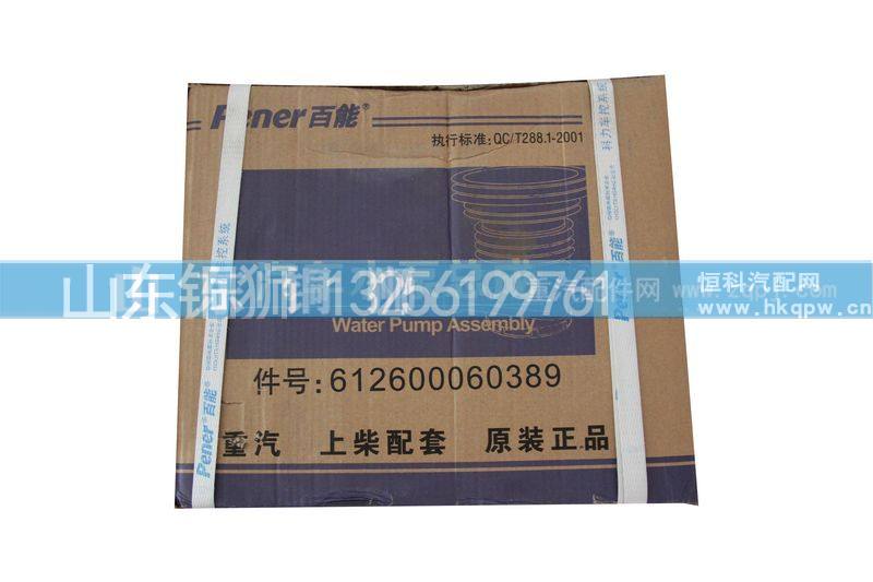 612600060389,水泵,山东铜狮汽车零部件有限公司