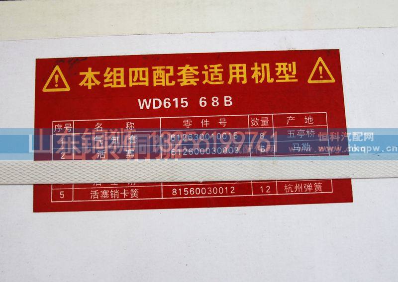 WD615.68B,,山东铜狮汽车零部件有限公司