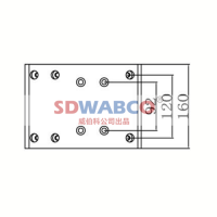 163×200×8,陕汽德龙（前163宽）刹车片,山东威纳驰汽车用品有限公司