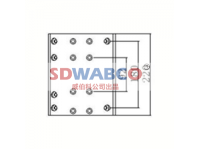 220×200×8,459桥（后220宽）刹车片,山东威纳驰汽车用品有限公司