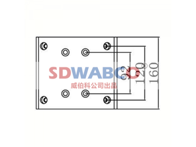 160×200×12,北奔（前160宽）大孔 豪沃T7H前刹车片,山东威纳驰汽车用品有限公司