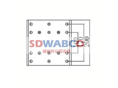 200×205×10,J6(前200宽)刹车片,山东威纳驰汽车用品有限公司