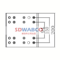 200×194.5×10,解放途威（后200宽）刹车片,山东威纳驰汽车用品有限公司