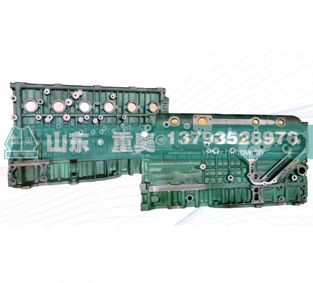 重汽D12型柴油机气缸体