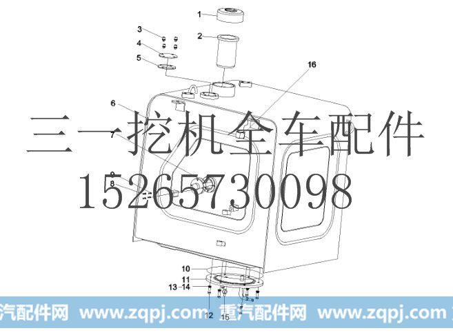 10667238,燃油箱总成,济宁长虹机械有限公司