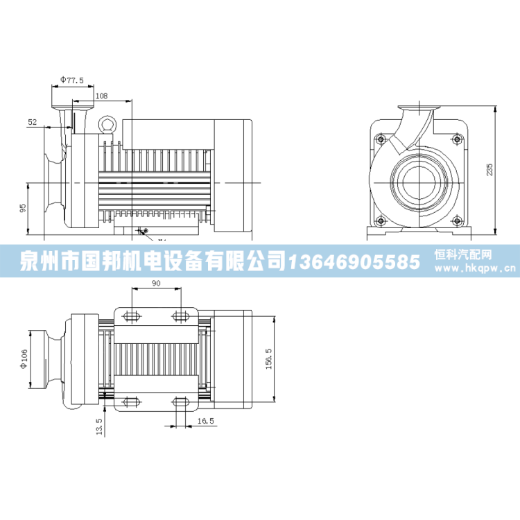 水泵WEWPA40A8-X-X-X,无刷水泵,泉州市国邦机电设备有限公司