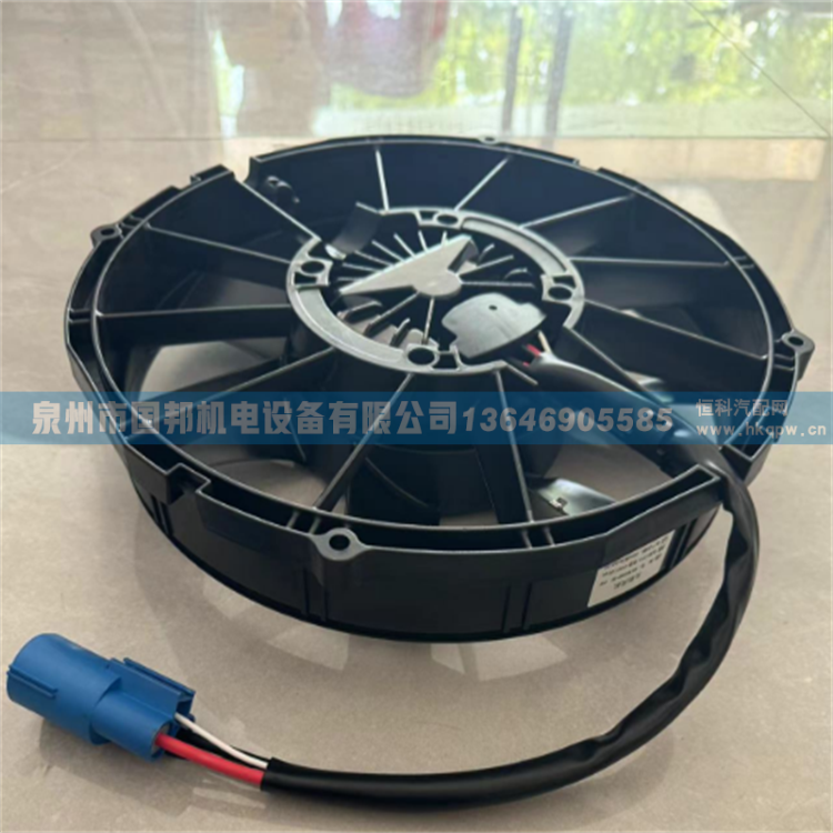 纯电动轻卡货车物流车12V电子风机风扇水泵GB