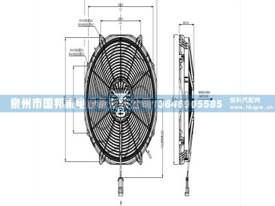风机VA164A-BBL1006HTR-124A,冷凝风机,泉州市国邦机电设备有限公司