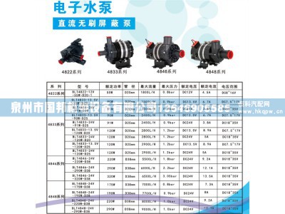 电子无刷水泵BLP43-200F,水泵,泉州市国邦机电设备有限公司