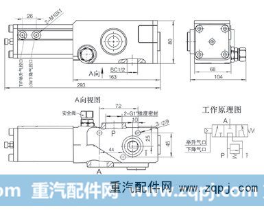 BQHF-E20L,比例气控换向阀,潍坊山特液压机械有限公司