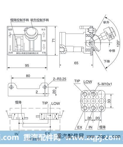 MKQF34,慢降控制气阀,潍坊山特液压机械有限公司