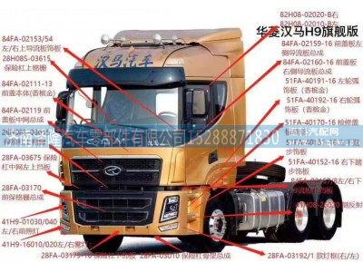 84FA-02153/84FA-02154,Deflector trim,濟(jì)南澤隆汽車零部件有限公司