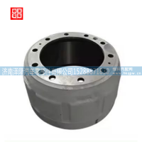 重汽豪沃配件前制动鼓AZ9112440001 jinan zelong auto parts co. ltd