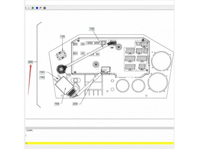 2065648,2065648操作面板(INSTRUMENT PANEL COMP) 单重2.08kg,智瀚贸泽国际贸易（济南）有限公司