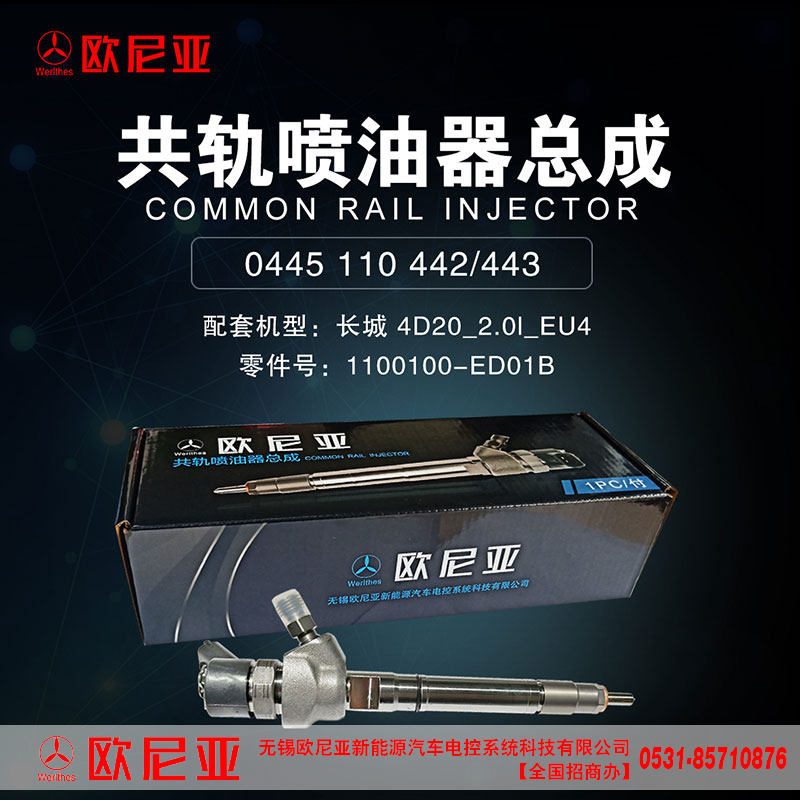 1100100-ED01B,共轨喷油器总成,济南振伟汽车配件有限公司（欧尼亚全国总代）